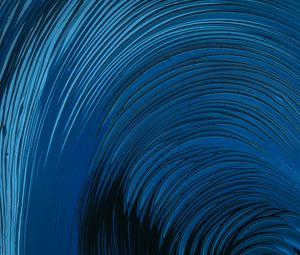 Preview wallpaper waves, liquid, paint, abstraction, blue