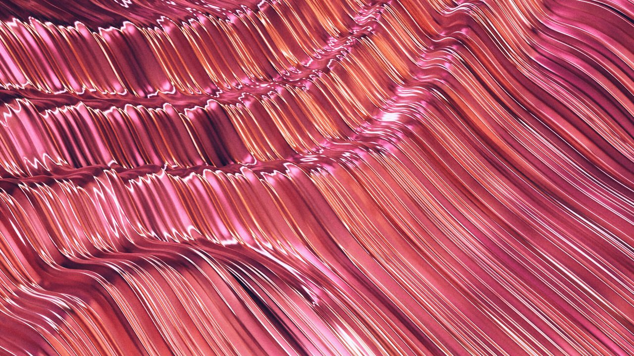 Wallpaper waves, liquid, pink