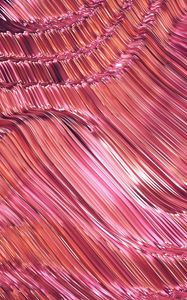 Preview wallpaper waves, liquid, pink