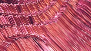 Preview wallpaper waves, liquid, pink