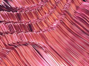 Preview wallpaper waves, liquid, pink