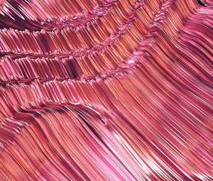 Preview wallpaper waves, liquid, pink