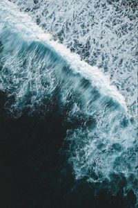 Preview wallpaper waves, ocean, aerial view, water, surf