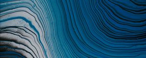 Preview wallpaper waves, paint, liquid, abstraction, blue