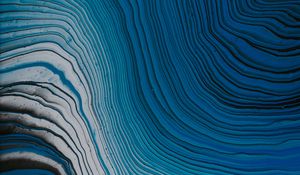 Preview wallpaper waves, paint, liquid, abstraction, blue