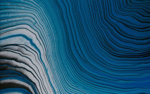 Preview wallpaper waves, paint, liquid, abstraction, blue