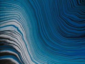 Preview wallpaper waves, paint, liquid, abstraction, blue