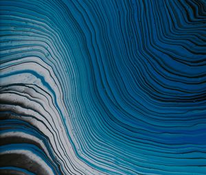 Preview wallpaper waves, paint, liquid, abstraction, blue