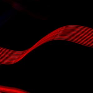 Preview wallpaper waves, red, light, abstraction
