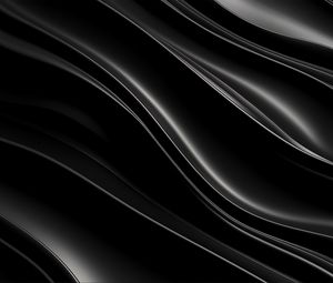 Preview wallpaper waves, relief, glare, black, abstraction