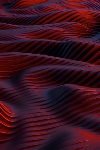 Preview wallpaper waves, relief, surface, 3d