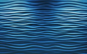Preview wallpaper waves, relief, texture, blue