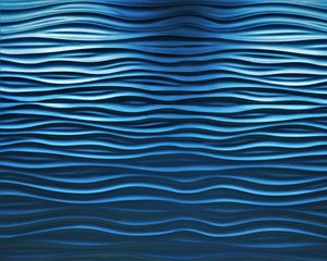 Preview wallpaper waves, relief, texture, blue