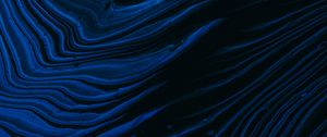 Preview wallpaper waves, ripples, abstraction, blue, dark