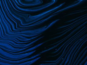 Preview wallpaper waves, ripples, abstraction, blue, dark