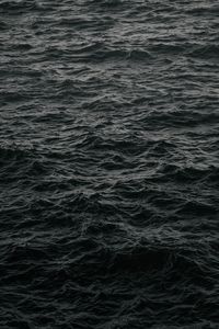 Preview wallpaper waves, ripples, dark, water, sea