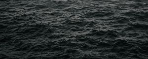 Preview wallpaper waves, ripples, dark, water, sea