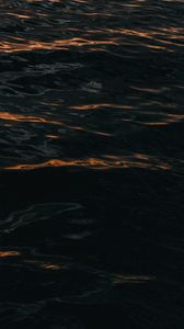 Preview wallpaper waves, ripples, dark, water, surface