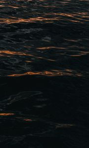 Preview wallpaper waves, ripples, dark, water, surface