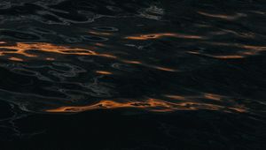Preview wallpaper waves, ripples, dark, water, surface