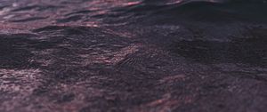 Preview wallpaper waves, ripples, sea, water, sunset