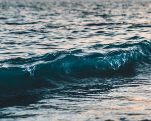 Preview wallpaper waves, ripples, sea, water