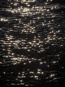 Preview wallpaper waves, ripples, shine, glare, water