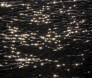 Preview wallpaper waves, ripples, shine, glare, water
