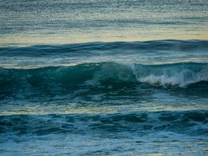 Preview wallpaper waves, ripples, spray, horizon