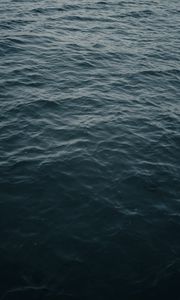 Preview wallpaper waves, ripples, water, surface, gray