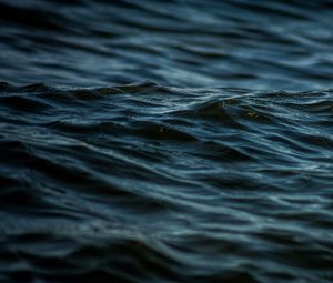 Preview wallpaper waves, ripples, water, dark