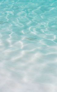 Preview wallpaper waves, ripples, water, transparent, blue