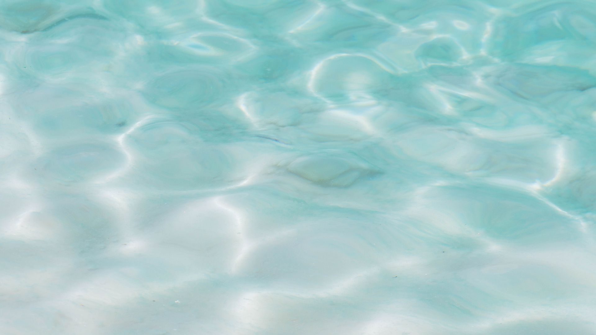 Download wallpaper 1920x1080 waves, ripples, water, transparent, blue ...