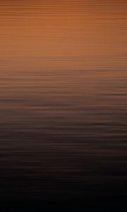 Preview wallpaper waves, ripples, water, surface, dusk
