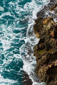 Preview wallpaper waves, rocks, surf, foam, sea, ocean