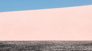 Preview wallpaper waves, sand, sky, horizon