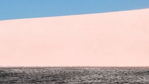 Preview wallpaper waves, sand, sky, horizon
