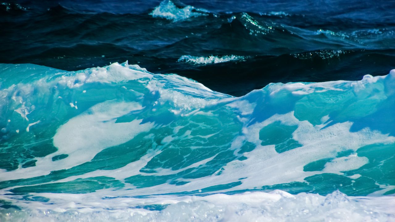 Wallpaper waves, sea, foam, surf
