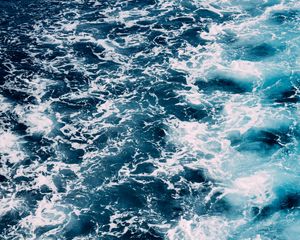 Preview wallpaper waves, sea, foam, water