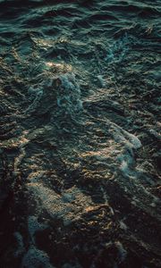 Preview wallpaper waves, sea, foam, glare, water