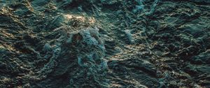 Preview wallpaper waves, sea, foam, glare, water