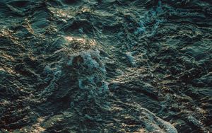 Preview wallpaper waves, sea, foam, glare, water