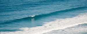 Preview wallpaper waves, sea, foam, water, wavy