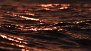 Preview wallpaper waves, sea, glare, water