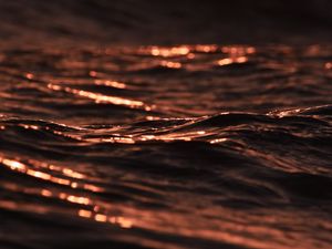 Preview wallpaper waves, sea, glare, water