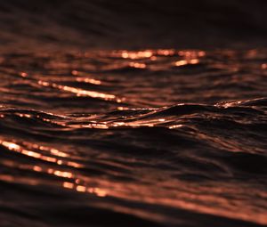 Preview wallpaper waves, sea, glare, water