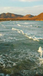 Preview wallpaper waves, sea, spain, beach