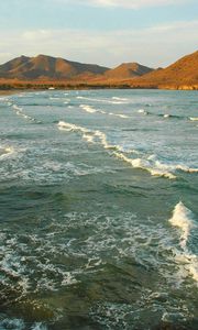 Preview wallpaper waves, sea, spain, beach