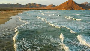 Preview wallpaper waves, sea, spain, beach