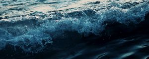 Preview wallpaper waves, sea, spray, wavy